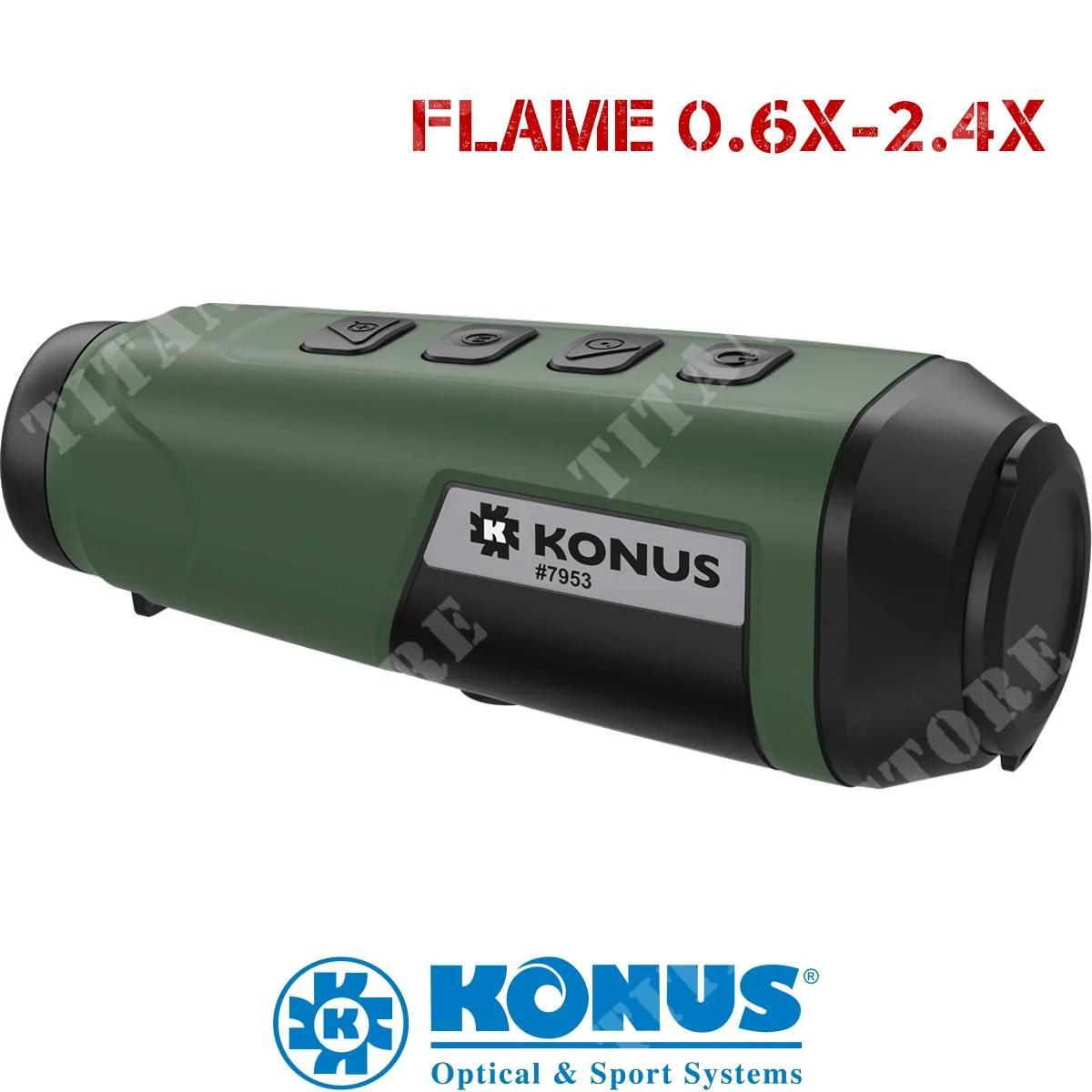 VISERA TÉRMICA LLAMA 7953 0.6X-2.4X KONUS (07953)