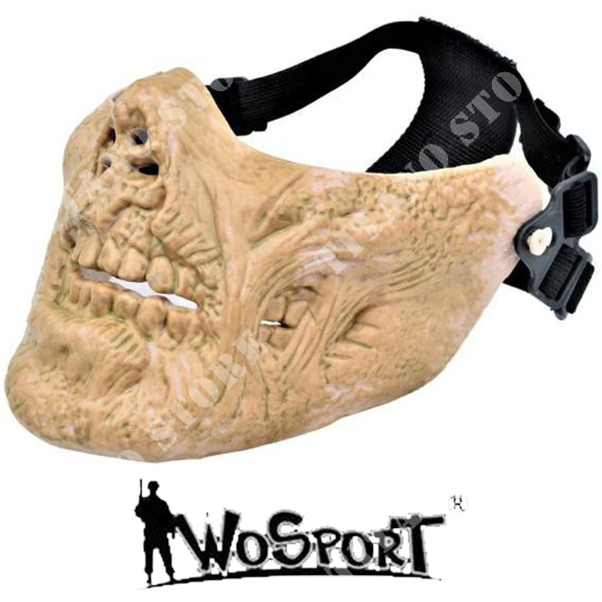 MASCARILLA DE PROTECCIÓN ZOMBIE ROYAL TAN (WO-MA67GG)