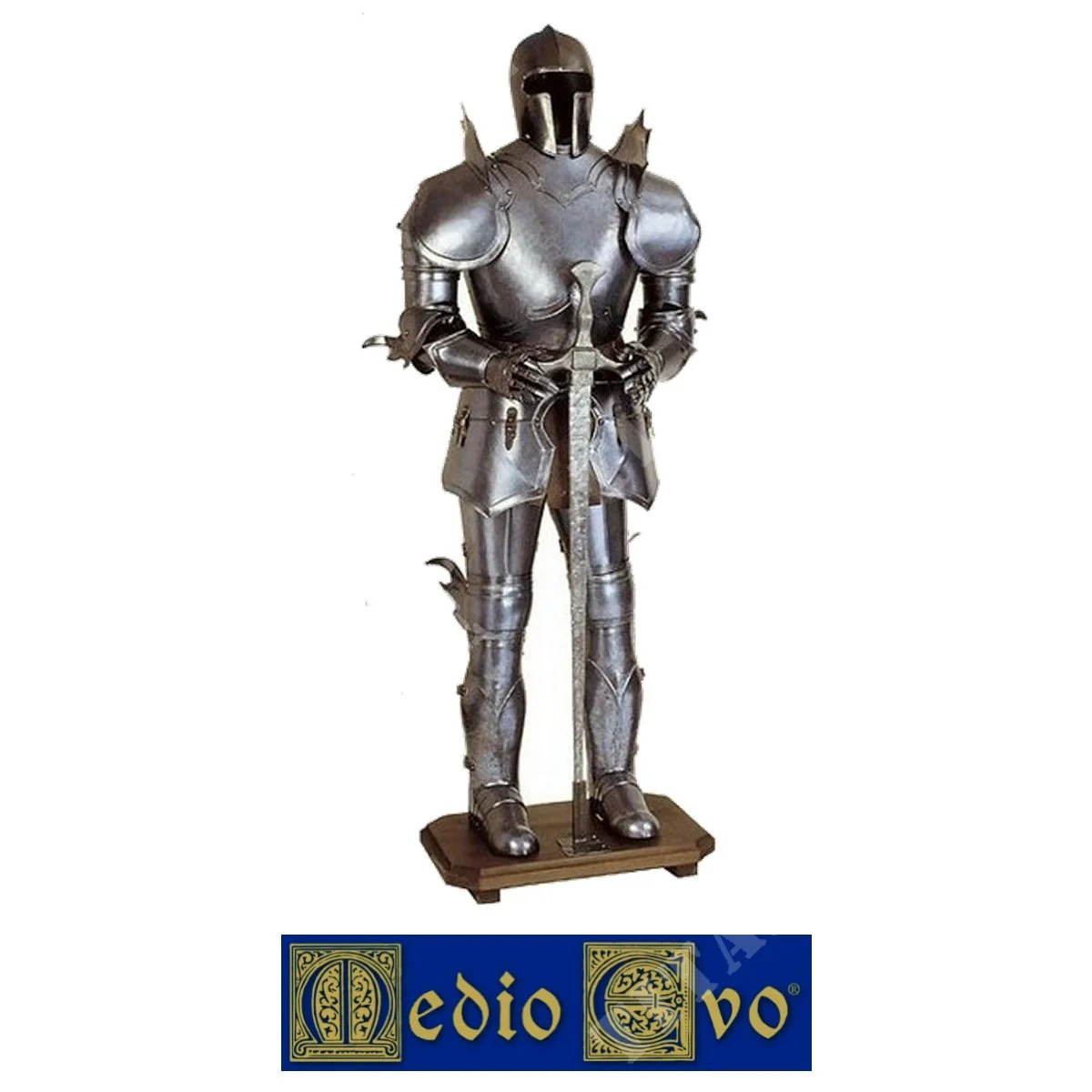 ARMADURA TEUTONICA SIGLO XV ESPADA/ALABARDA MEDIEVAL (B.02)