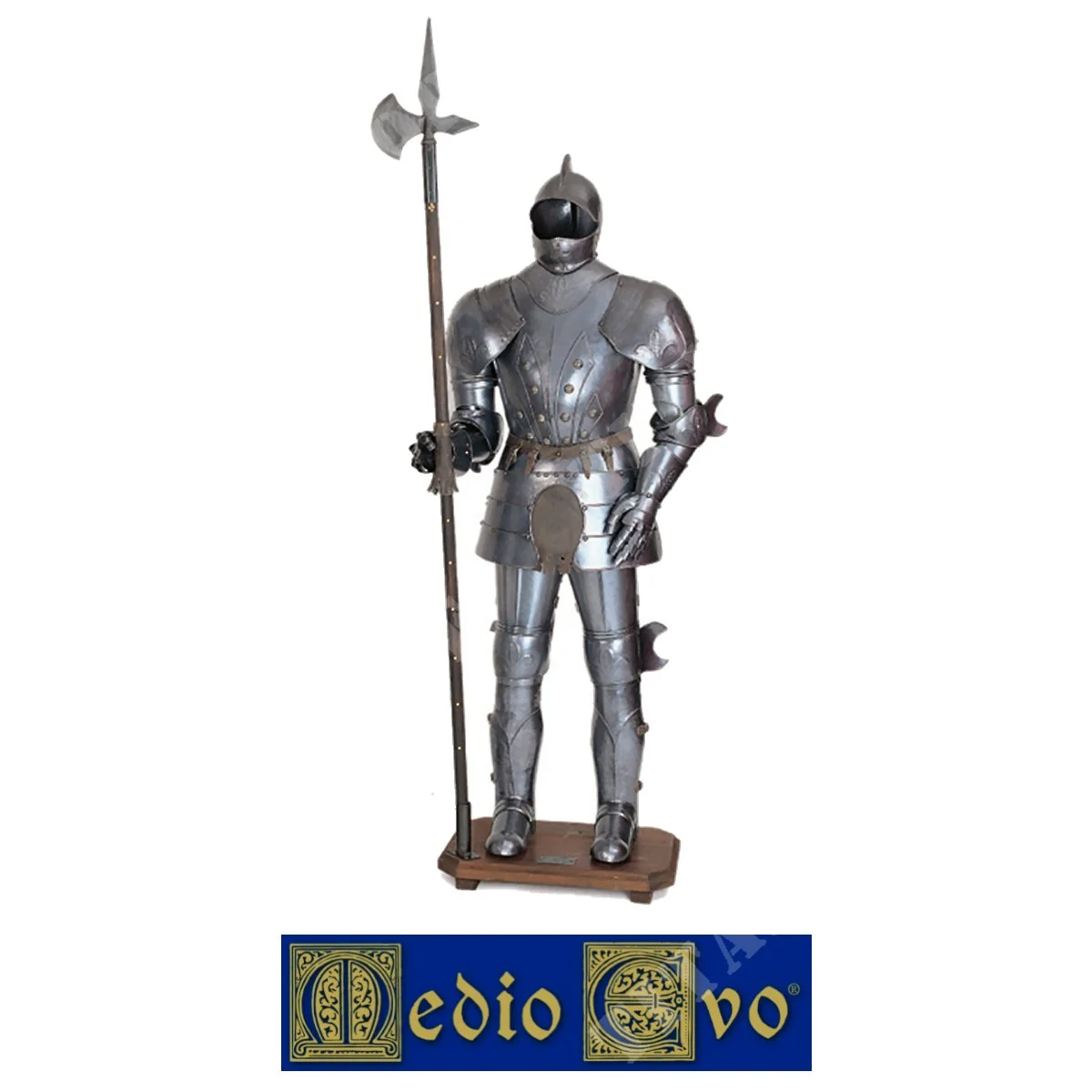ARMADURA DE BANDA ITALIANA SIGLO XV. ESPADA/ALAbarda MEDIEVAL (F.02)