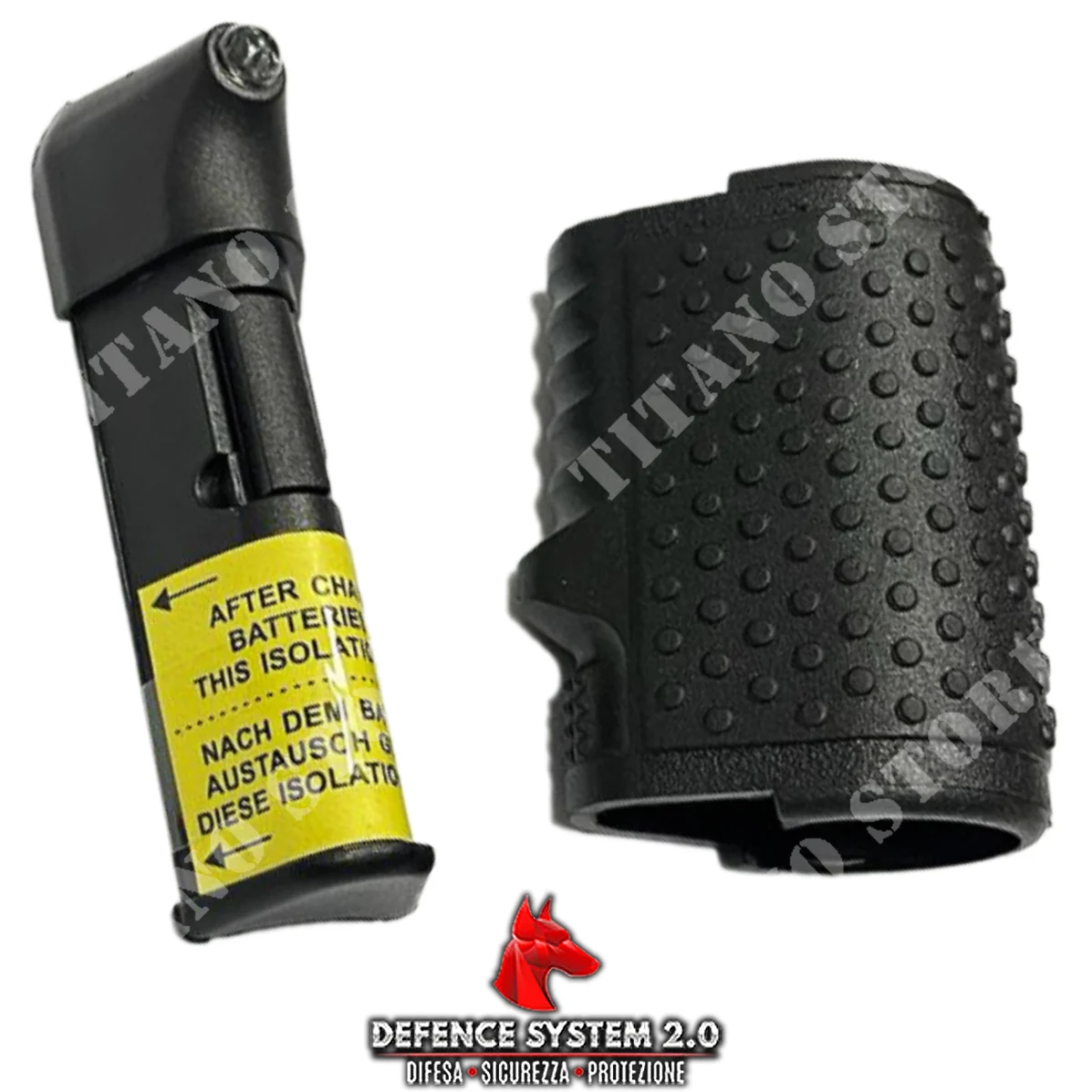 FUNDA NEGRA CON LUZ LED PARA SISTEMA SPRAY DIVA DEFENSE (DF-99020)