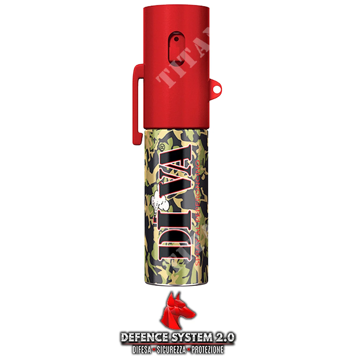 SPRAY ANTIATAQUE CAMO ROJO GORRA DIVA (T76326)