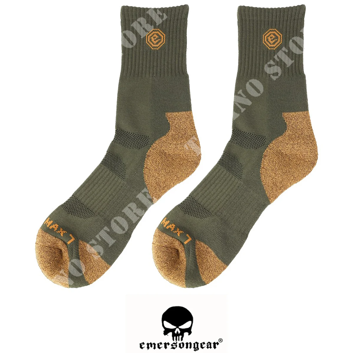 CALCETINES IGUANA MID-TOP VERDE EJÉRCITO EMERSON (EMB9624AG)