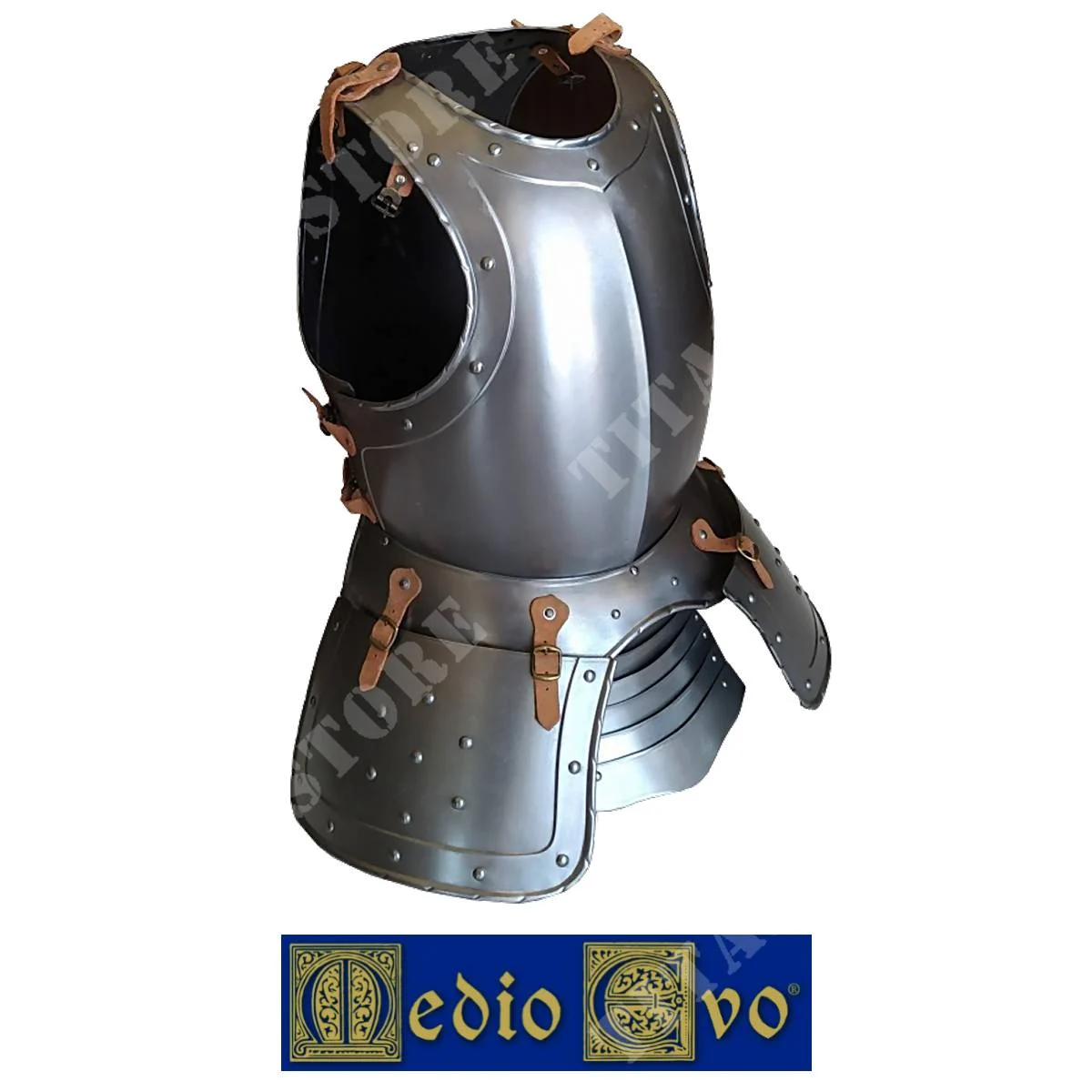 BUSTO DE HOMBRE DE ARMAS EDAD MEDIA SIGLO XV (006/C4.03)