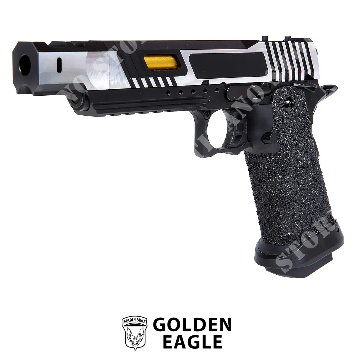 PISTOLA TACTICA HI-CAPA SILVER GAS 3354 GOLDEN EAGLE (JGG-02-038118)