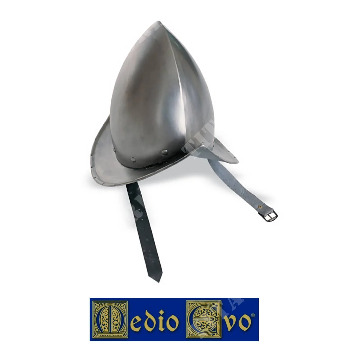 CASCO MORIONE DE HIERRO PUNTO DE LA EDAD MEDIA (002/H14.03)