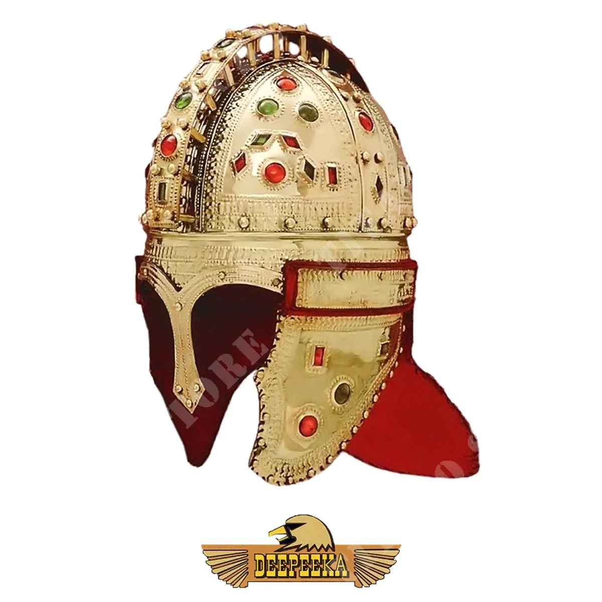 CASCO ROMANO CON ENGASTE DE PIEDRAS DEEPEEKA (I6048.09)