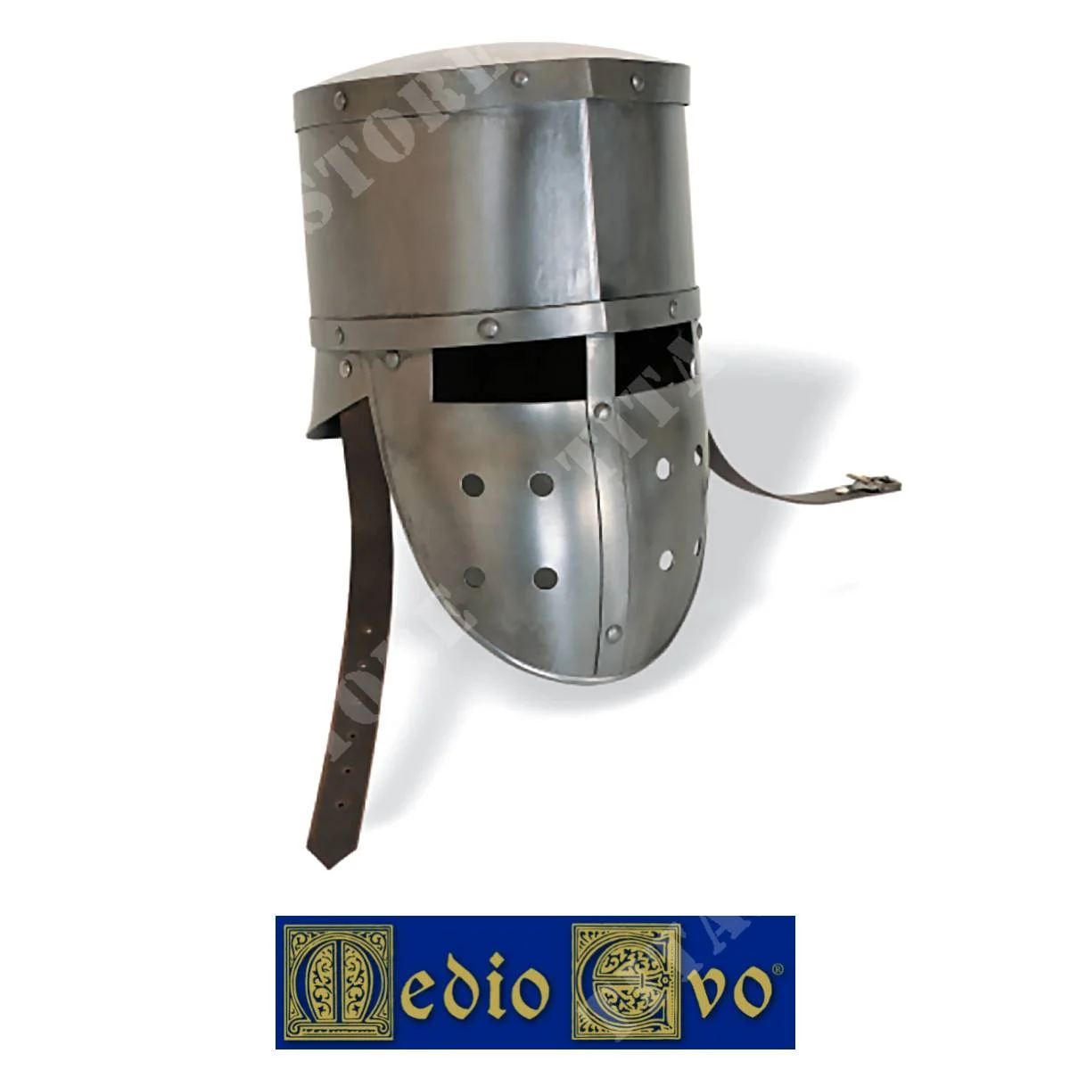 CASCO VISERA DE HIERRO SIGLO XII EDAD MEDIA (002/H32.03)