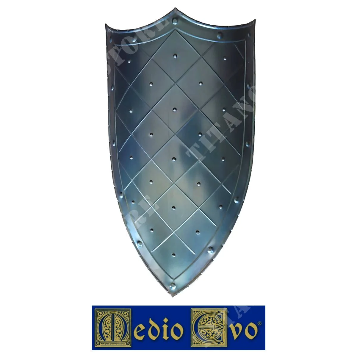 ESCUDO ROMBO DE HIERRO DE 3 PUNTAS EDAD MEDIA (007/2B.03)