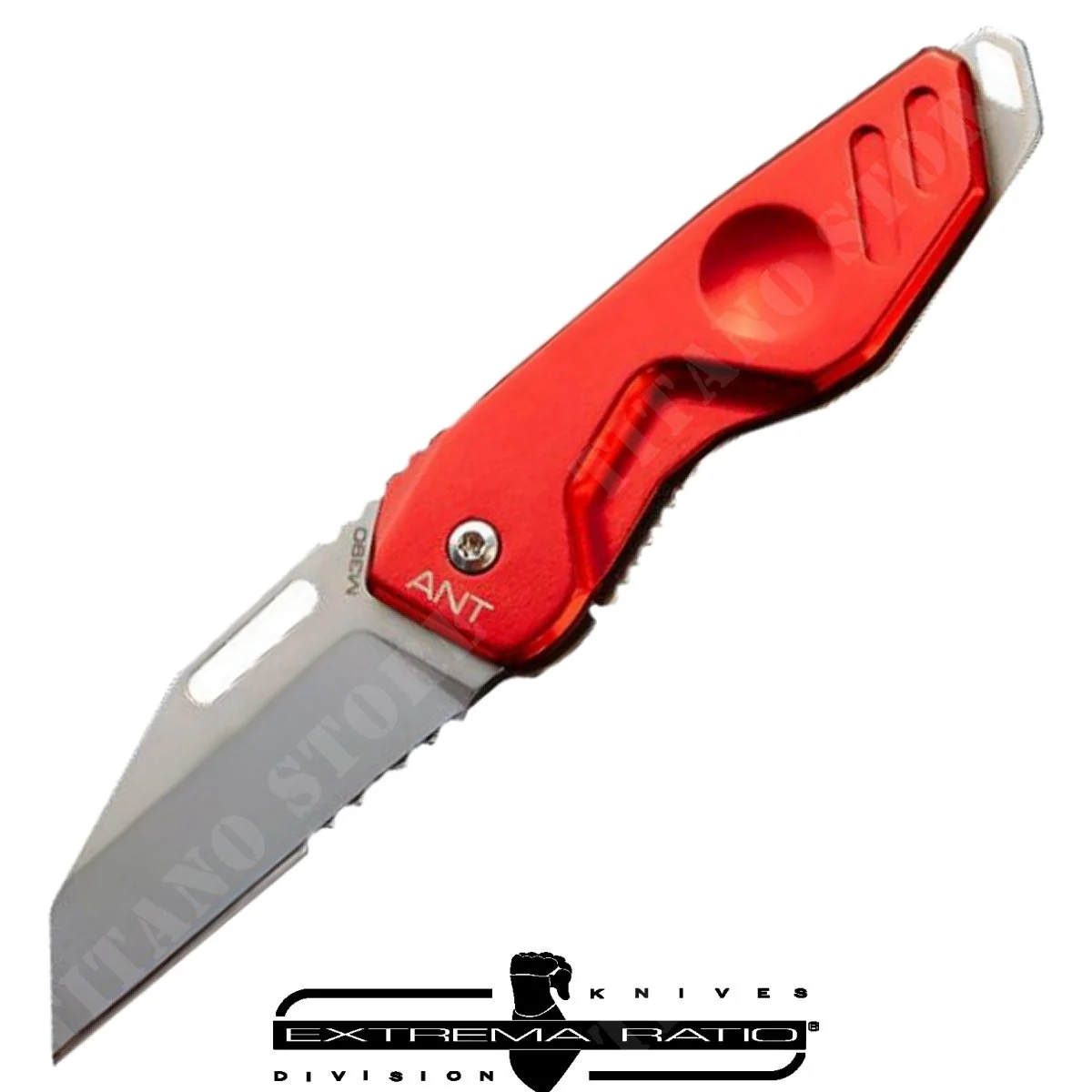 CUCHILLO ANT RESCUE RED STONE LAVADO DE RATIO EXTREMA (0468/M3/SW/RC)