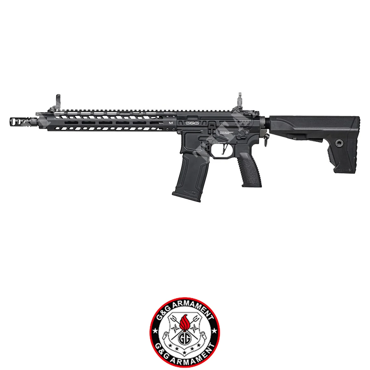 FUSIL G&G MGCR 556 12'' GBBR NEGRO (GG-MGCR556-12)