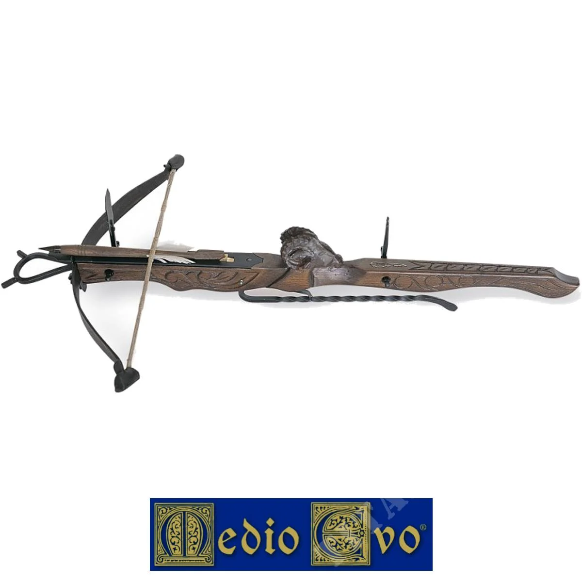 BALLESTA DE ASEDIO DE LA EDAD MEDIA CON CABEZA DE RAM (4F/A.01)