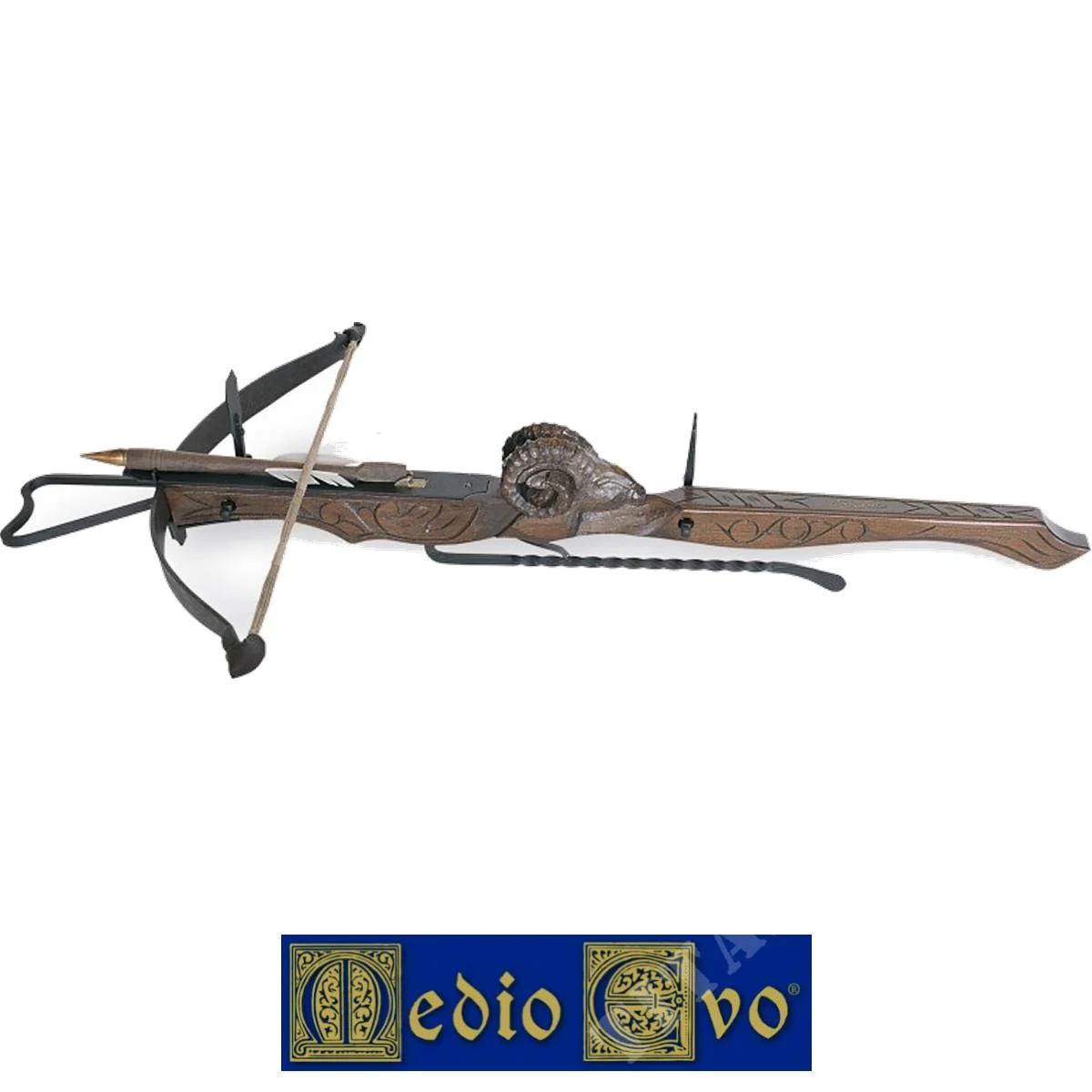 BALLESTA DE ASEDIO PESADA DE LA EDAD MEDIA CON CABEZA DE RAM (5F/A.01)