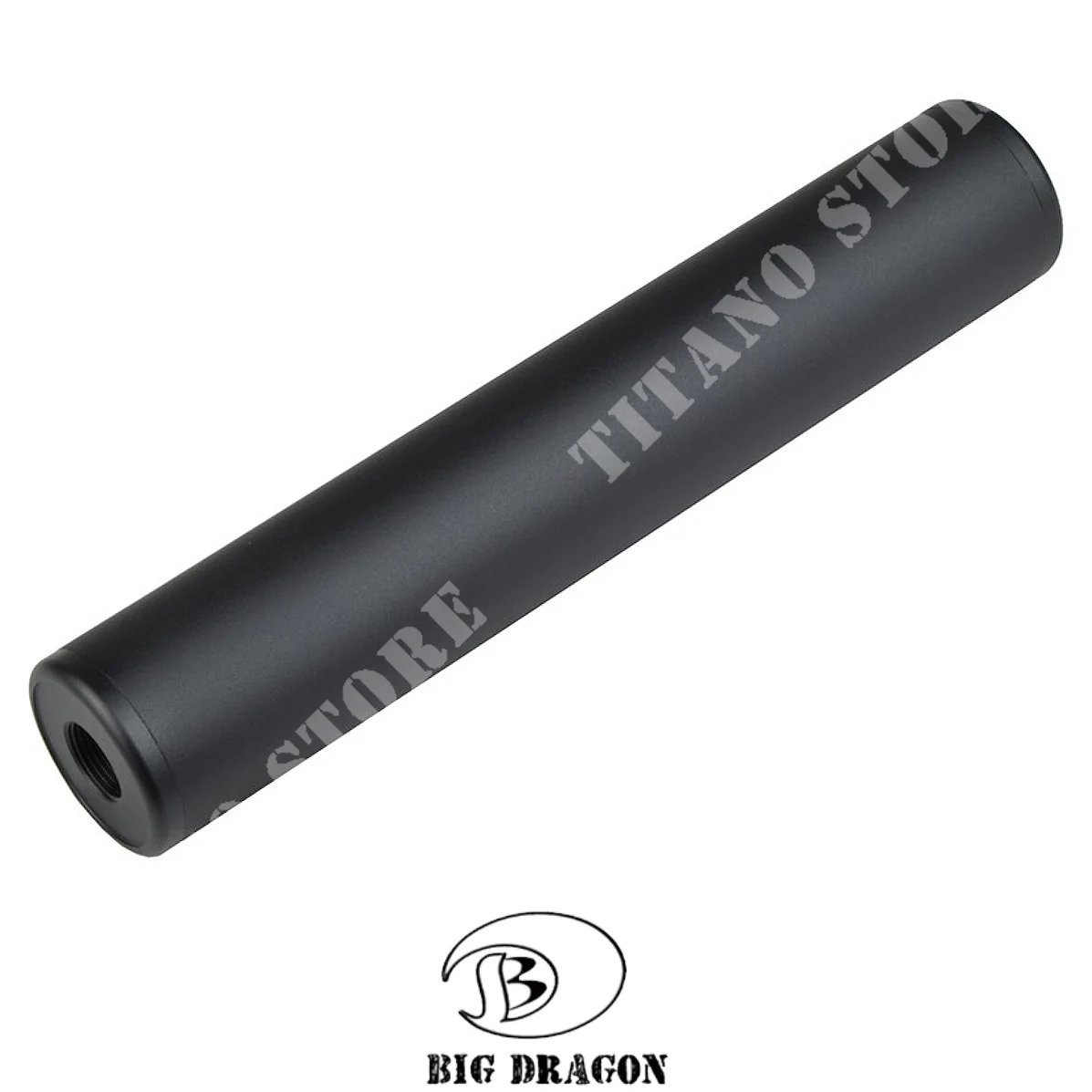 SILENCIADOR 190MM NEGRO GRANDE DRAGON (BD-0482)