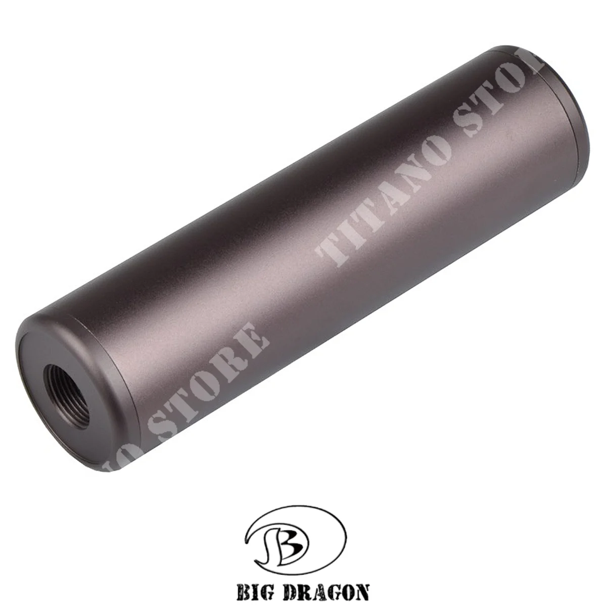 SILENCIADOR 125MM COYOTE MARRÓN GRANDE DRAGON (BD-0458)