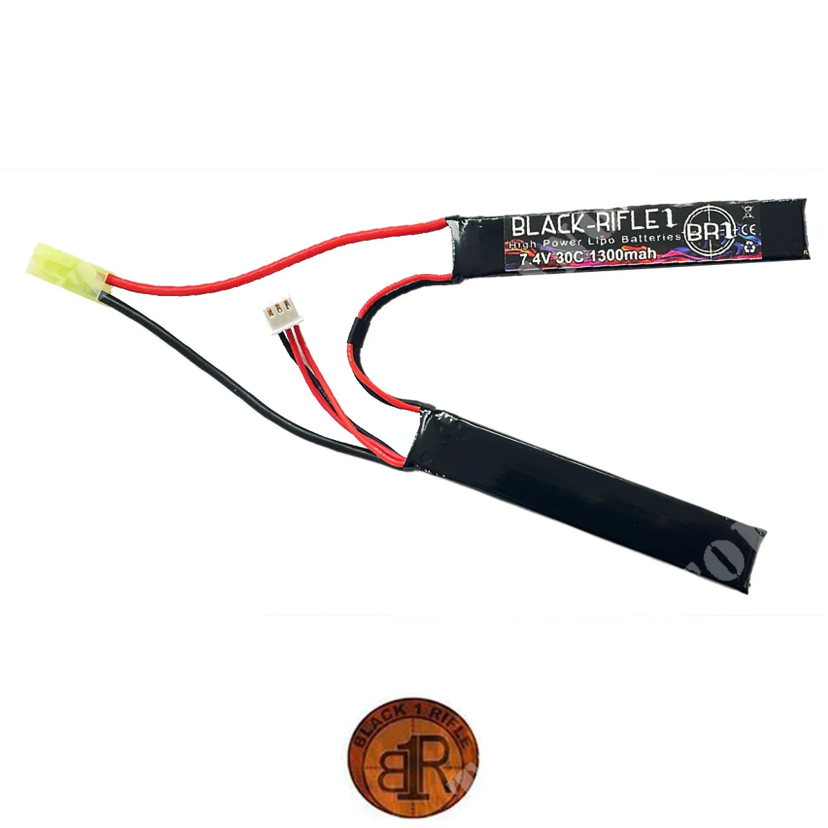 BATERIA LIPO 7.4x1300MAH 30C CQB BR1 (BR7,4x1300-30C-CQB)