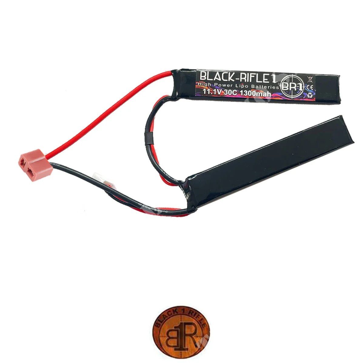 BATERIA LIPO 11.1x1300MAH 30C CQB DEANS BR1 (BR11.1x1300-30C-CQB2-DEANS)