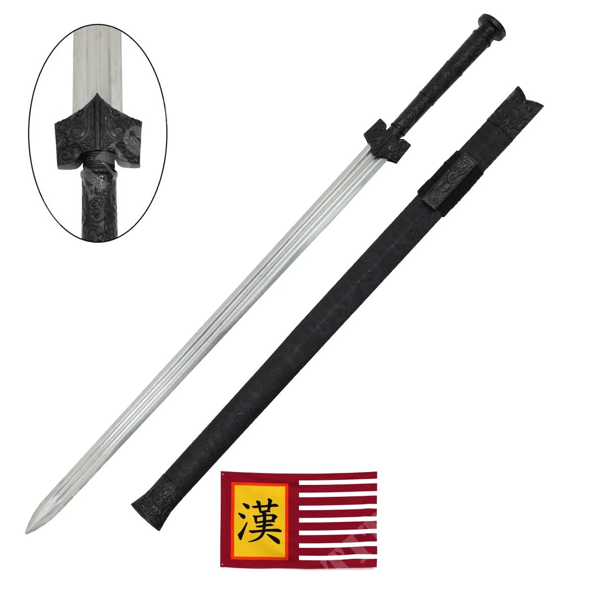 ESPADA ORNAMENTAL DINASTÍA HAN (ZS6033BK-2)