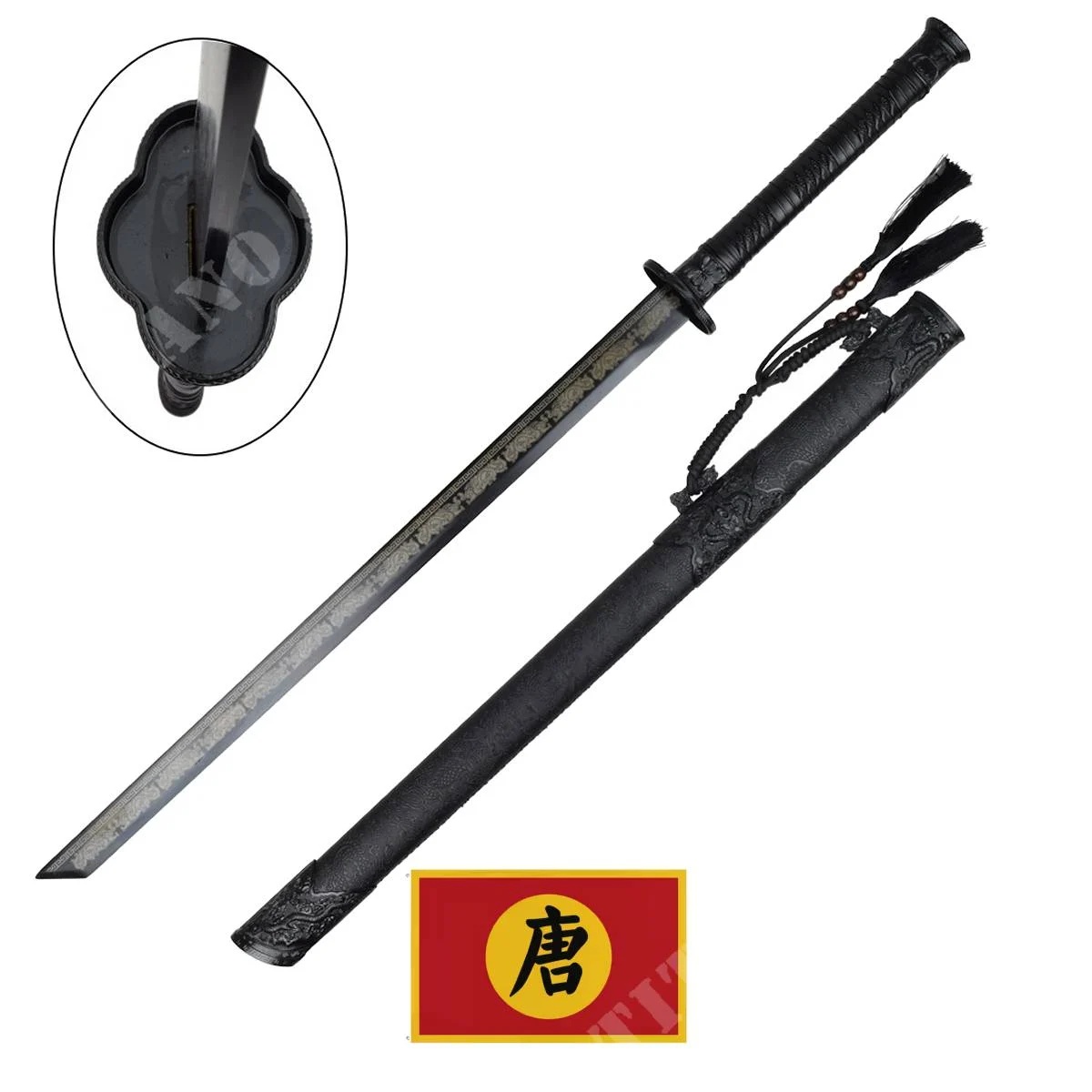 ESPADA ORNAMENTAL DINASTÍA TANG (ZS6001BK)