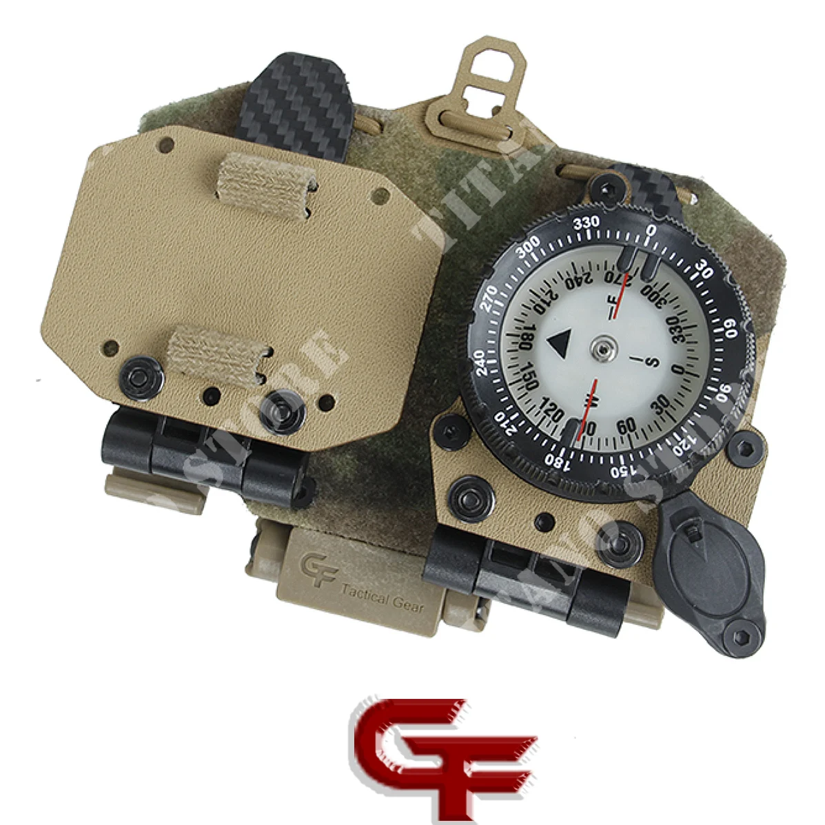 SOPORTE PARA TELÉFONO CON BRÚJULA KYDEX MULTICAM GF TACTICAL (GF-G4FS-MC)