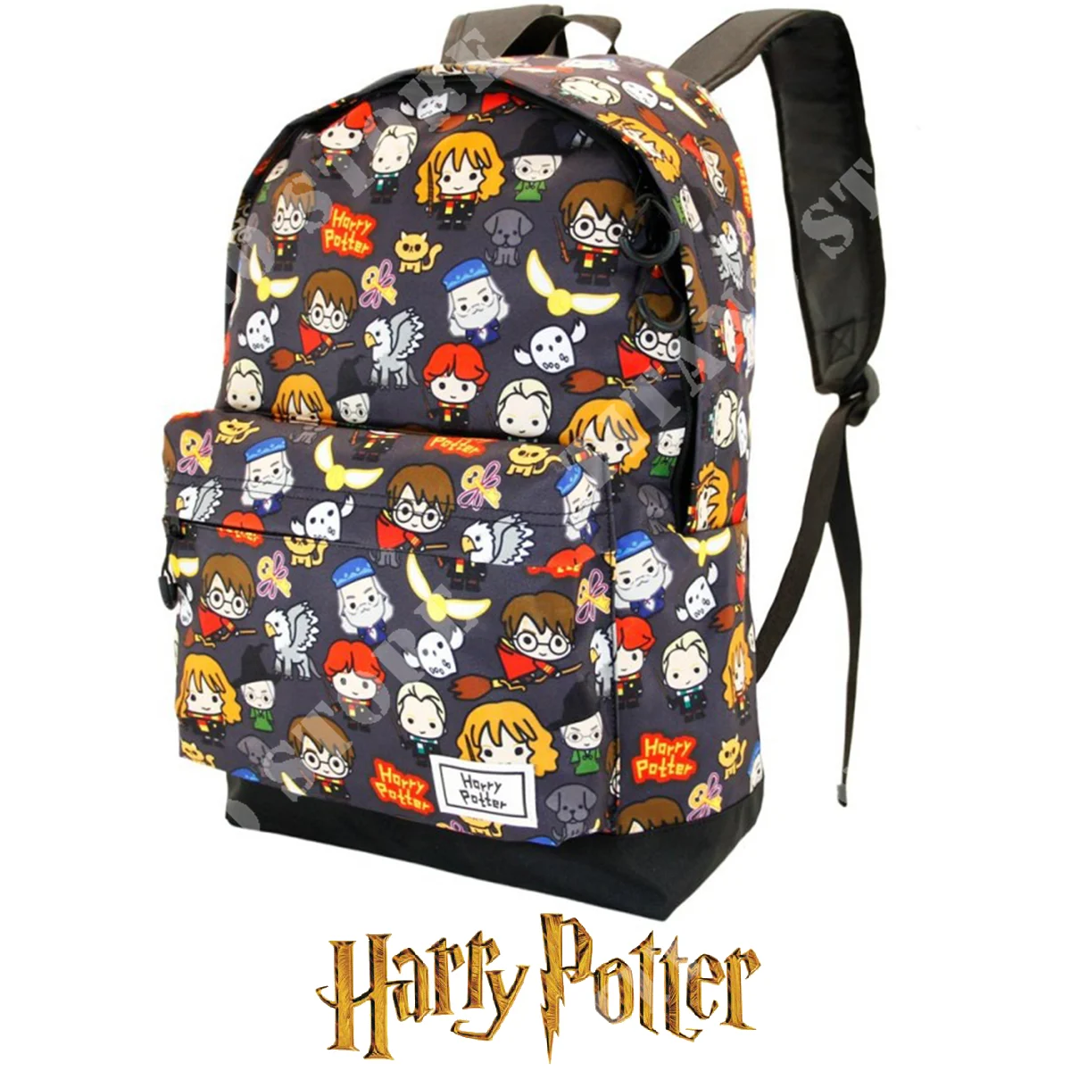 MOCHILA NEGRA HARRYPOTTER PERSONAJES KARACTERMANIA (03359.85)