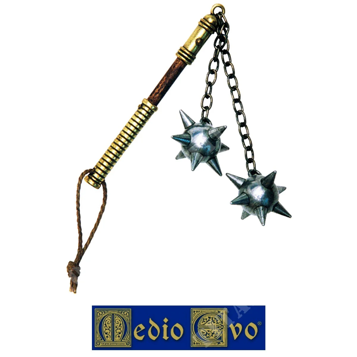 MINI BANDERA 2 BOLAS MANGO MEDIANO MEDIEVAL (195.01)