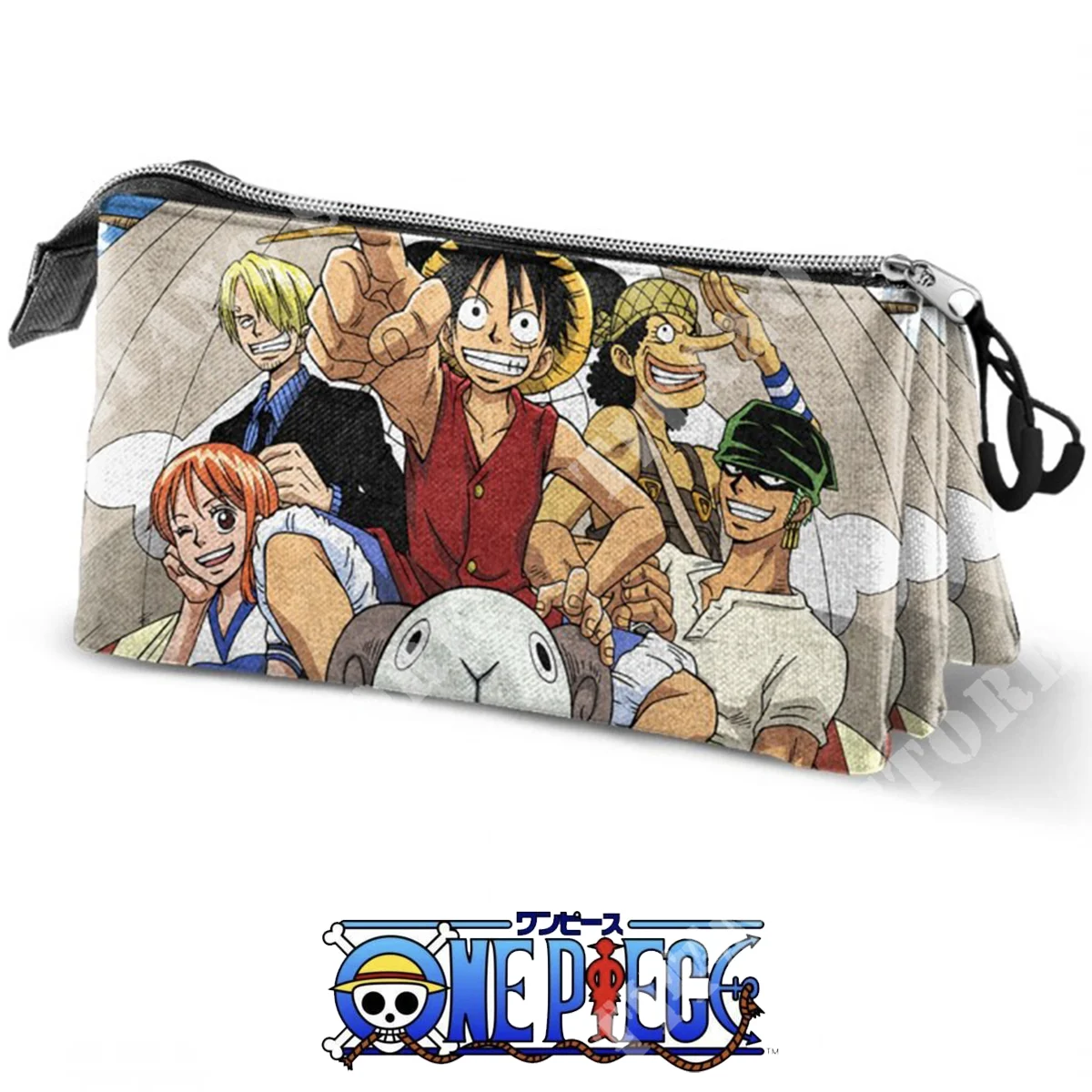 ESTUCHE TRIPLE PERSONAJES ONE PIECE KARACTERMANIA (05754.85)