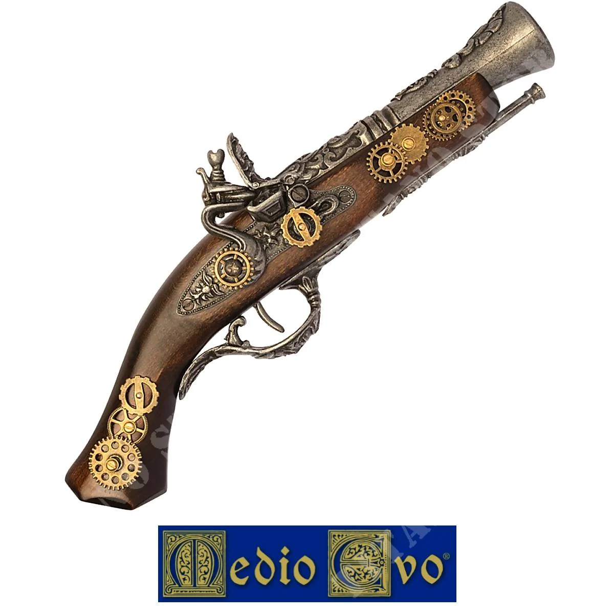 PISTOLA STEAMPUNK TROMBONCINO 32CM MEDIEVAL (329.01)
