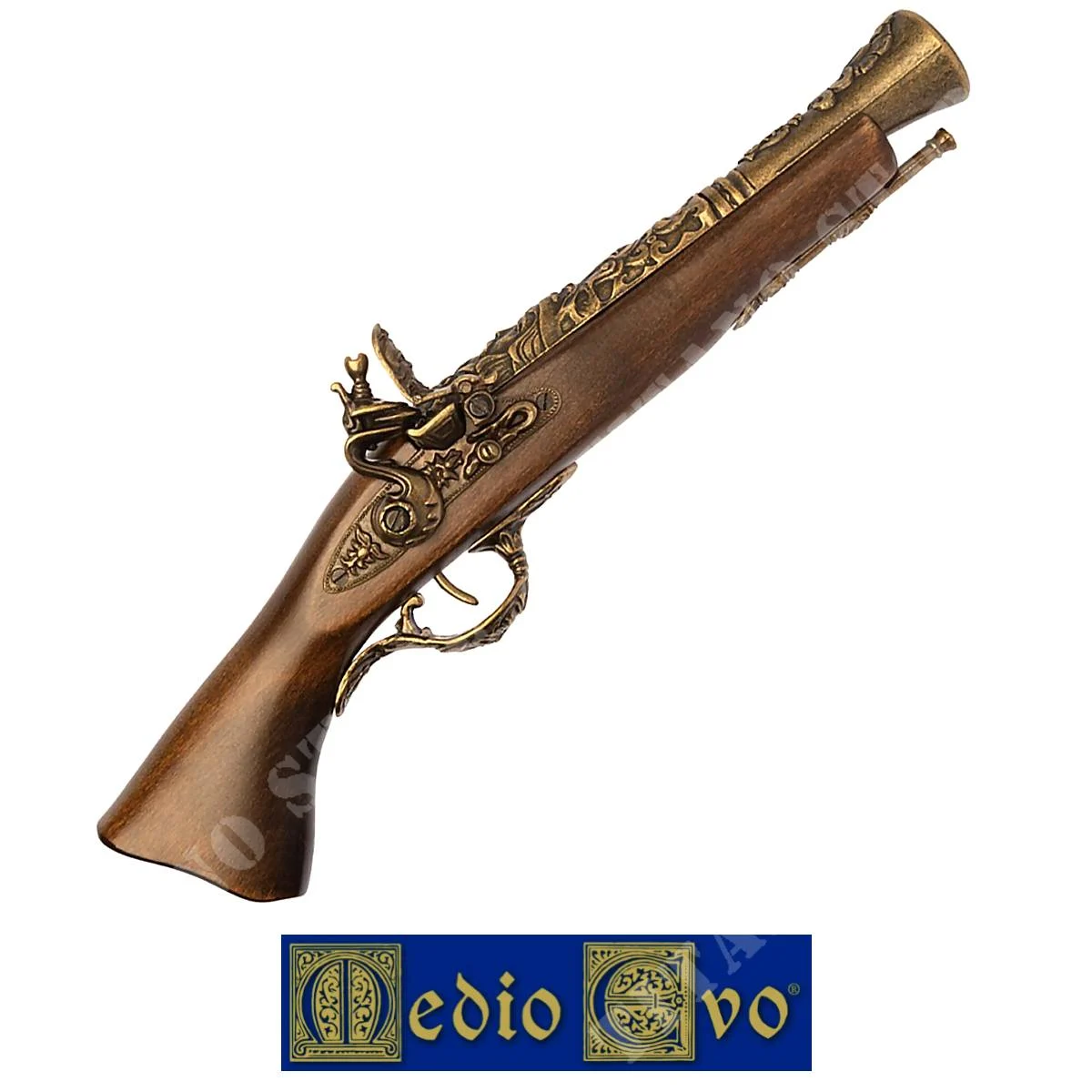 ANTIGUA PISTOLA EDAD MEDIA SIGLO XVIII (318.01)