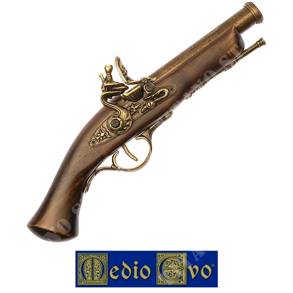 ANTIGUA PISTOLA CORTA ITALIANA SIGLO XVII EDAD MEDIA (316.01)