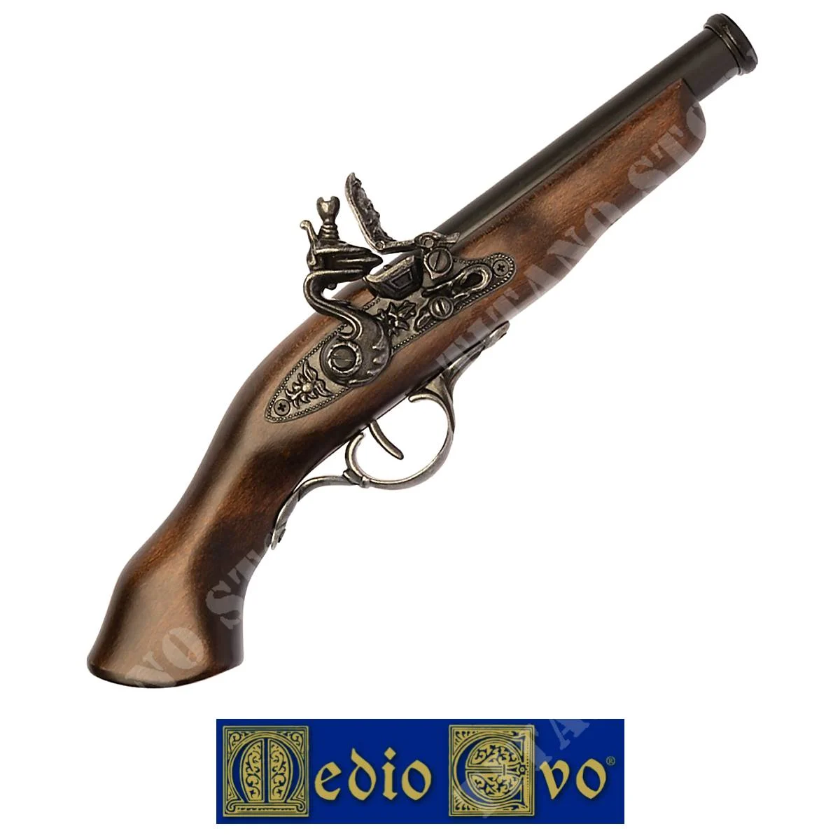 PISTOLA DE FLete ITALIANA SIGLO XVII EDAD MEDIA (314.01)