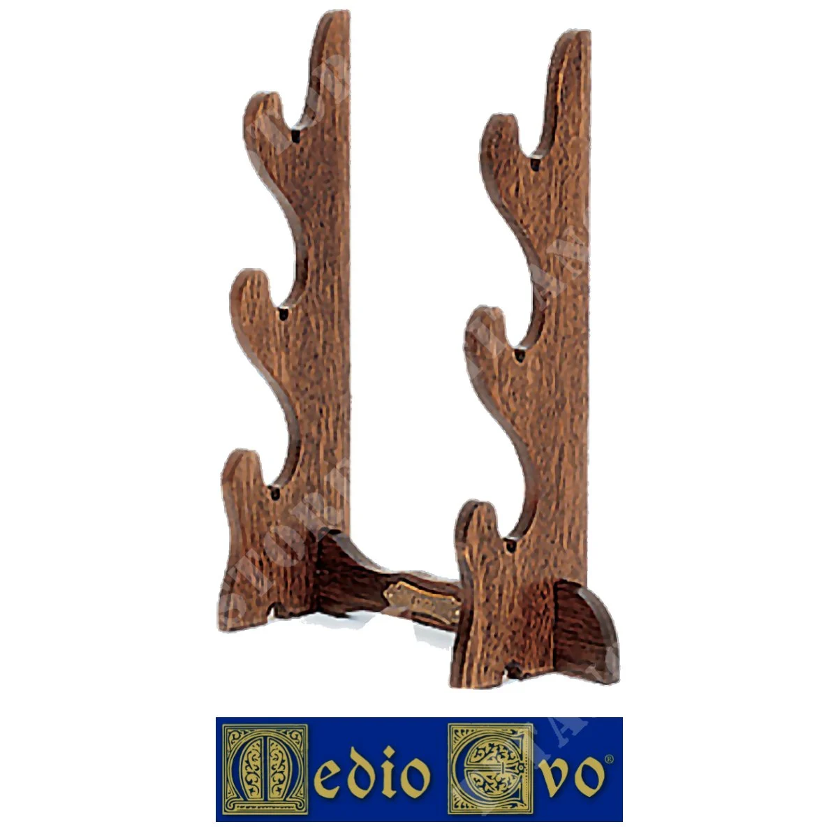 PORTA KATAN DE 3 PLAZAS CON PLACA DE METAL MEDIEVAL (52/3.01)