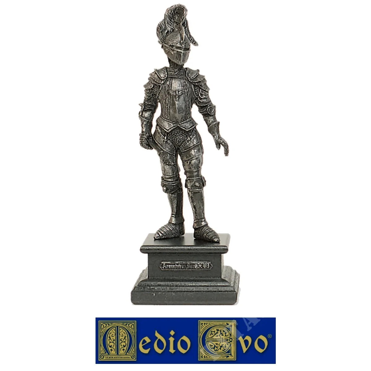 PEQUEÑA ESTATUILLA DE GUERRERO CON MAZA SIGLO XVI EDAD MEDIA (37/PM.01)