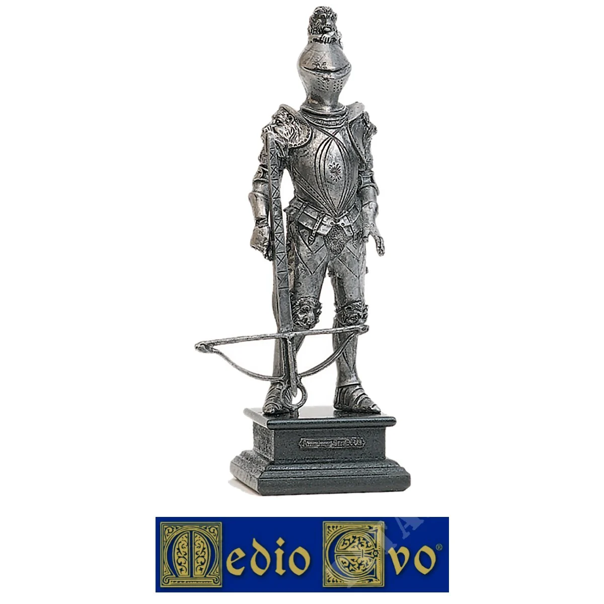 ESTATUILLA DE GUERRERO CON BALLESTA EDAD MEDIA SIGLO XVI (37/B.01)