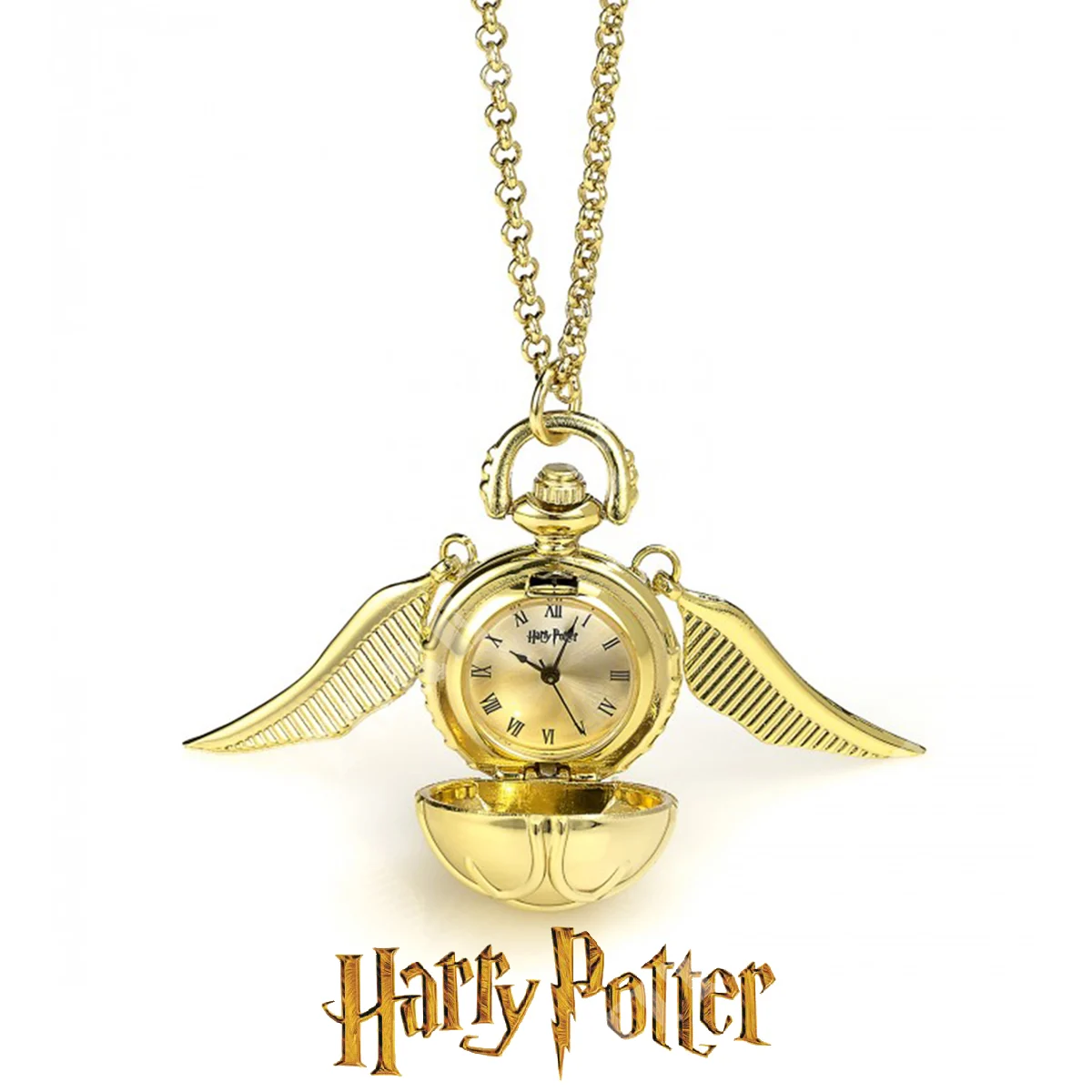 COLLAR COLGANTE/RELOJ GOLDEN Snitch THE CARAT SHOP (WNTP004.85)