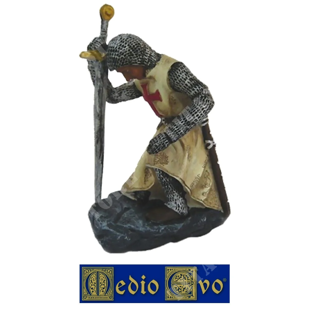 ESTATUILLA DEL CABALLERO BOWNING DE LA EDAD MEDIA (519/P.01)