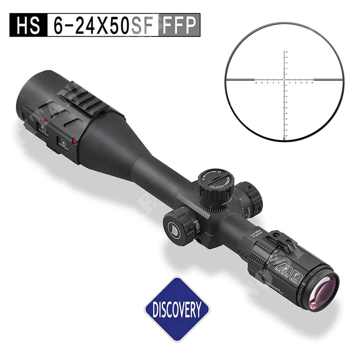 HS 6-24x50SF 30MM ÓPTICA FFPDISCOVERY (HS-6-24x50SF)