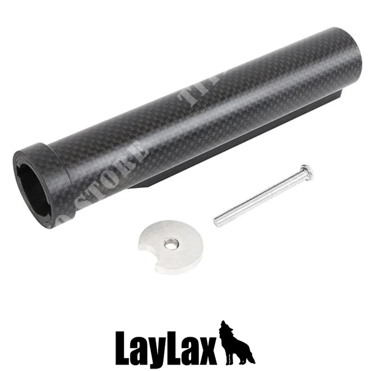 TUBO STOCK CARBONO AEG LAYLAX PRIMERA FÁBRICA (4570189740784)