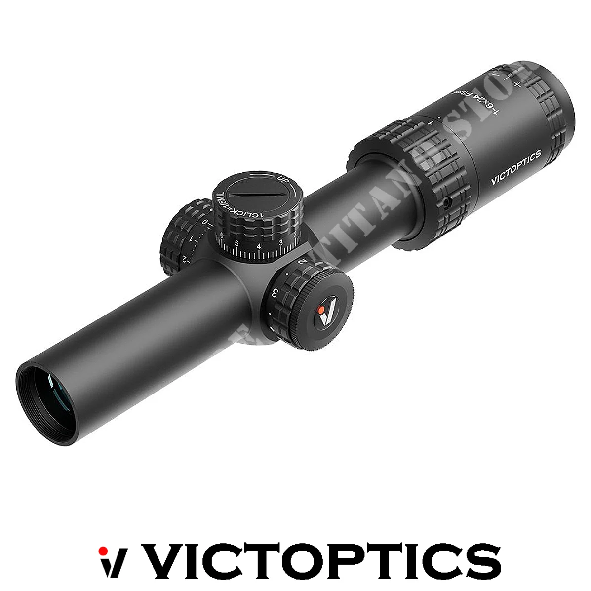 Óptica VICTOPTICS S6 LPVO 1-6X24I de fibra negra (VCT-OPSL33)
