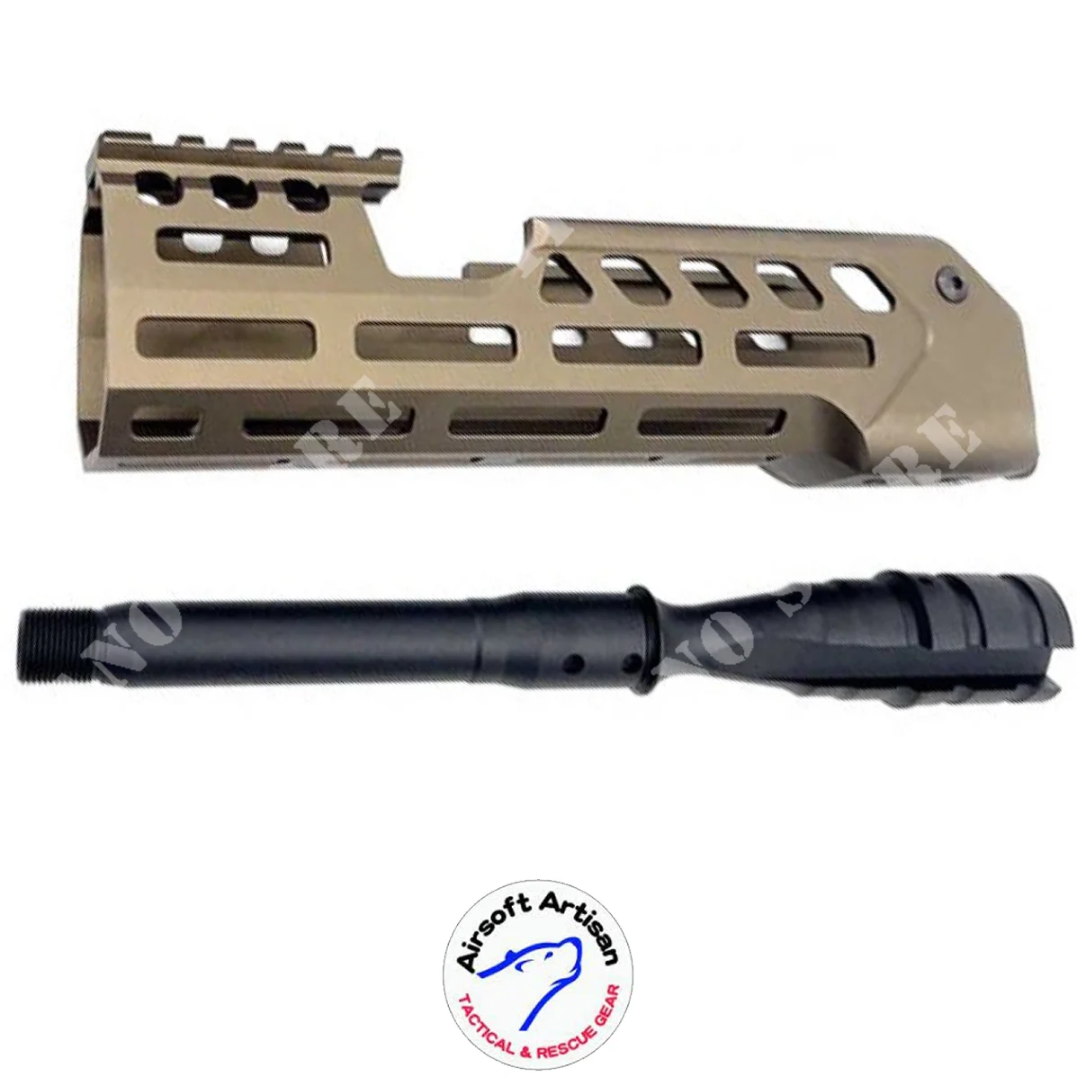 CONJUNTO DELANTERO RIS GEN 3 MCX TAN AISOFT ARTISAN (AART-MCX-09-DE-A)