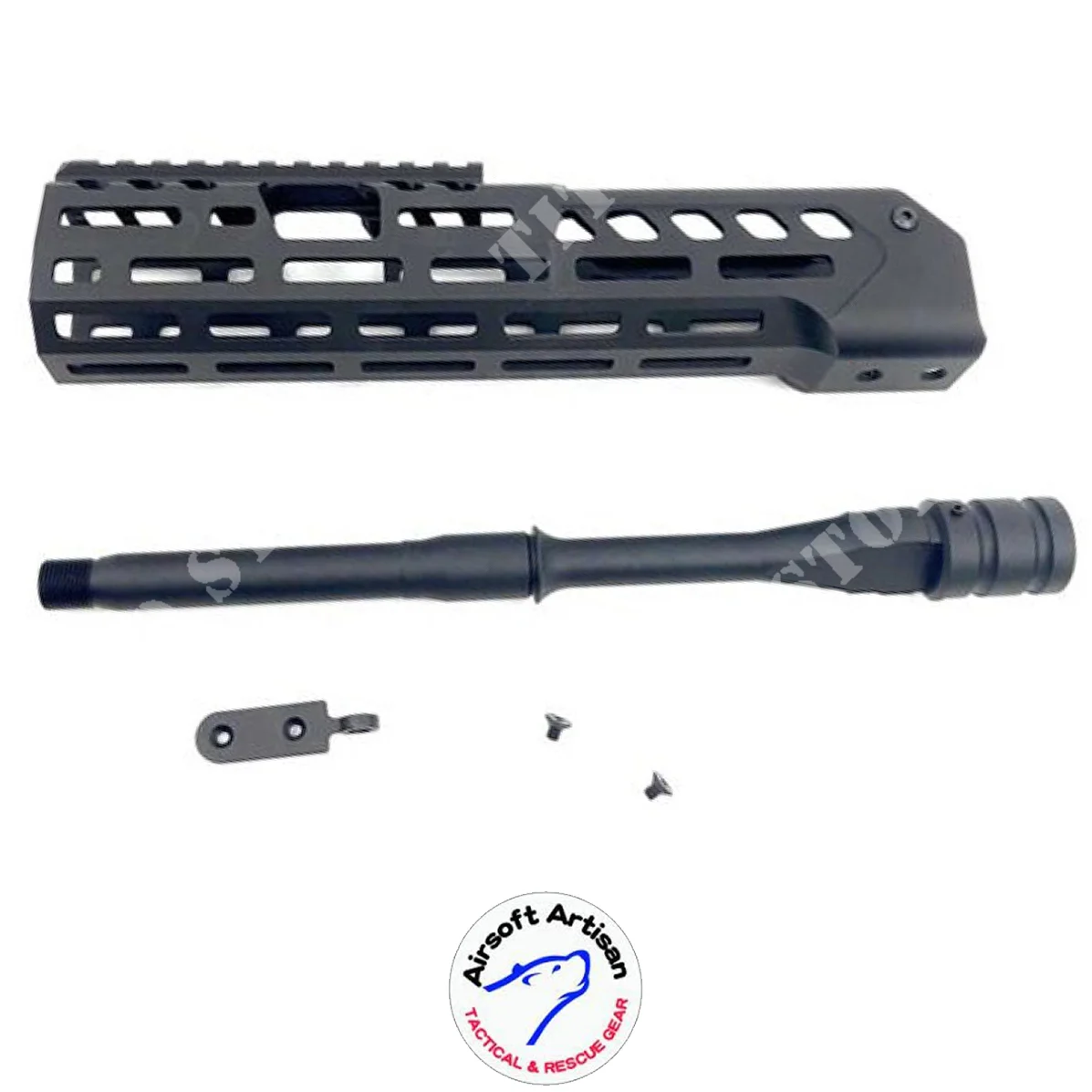 SET RIS 10'' PARA MCX NEGRO AIRSOFT ARTISAN (AART-MCX-13-BK)