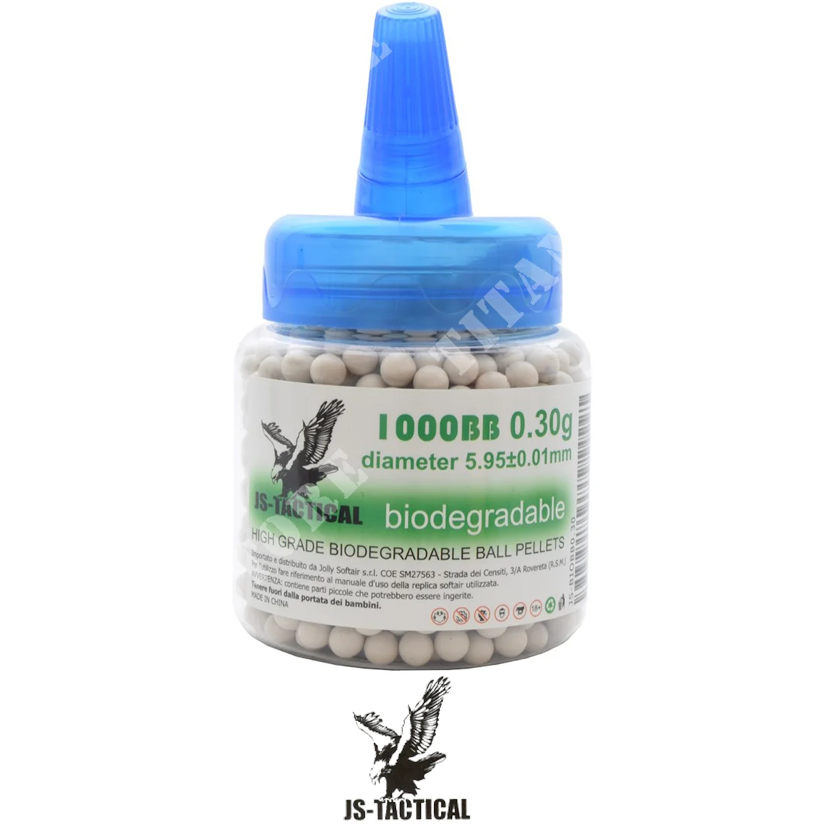 BIBERONES BIO 0.30G 1000BB JS TÁCTICO (JS-BIOBB0.30)