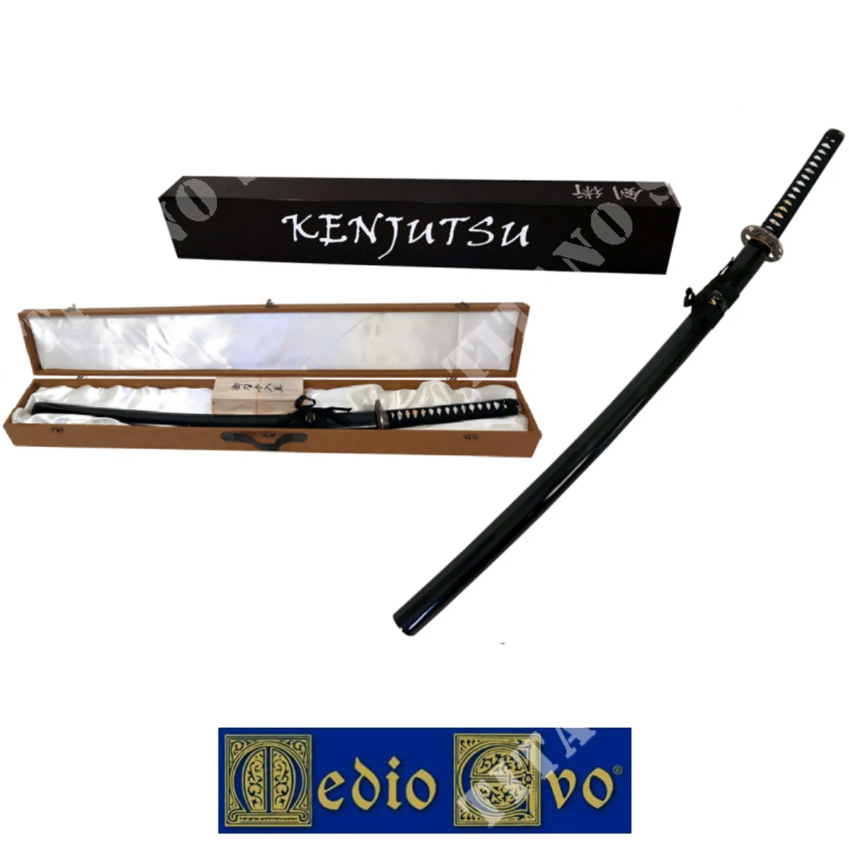 KENJUTSU DE PRÁCTICA DE TSUBA CUADRADO MEDIEVAL (SH902.55)