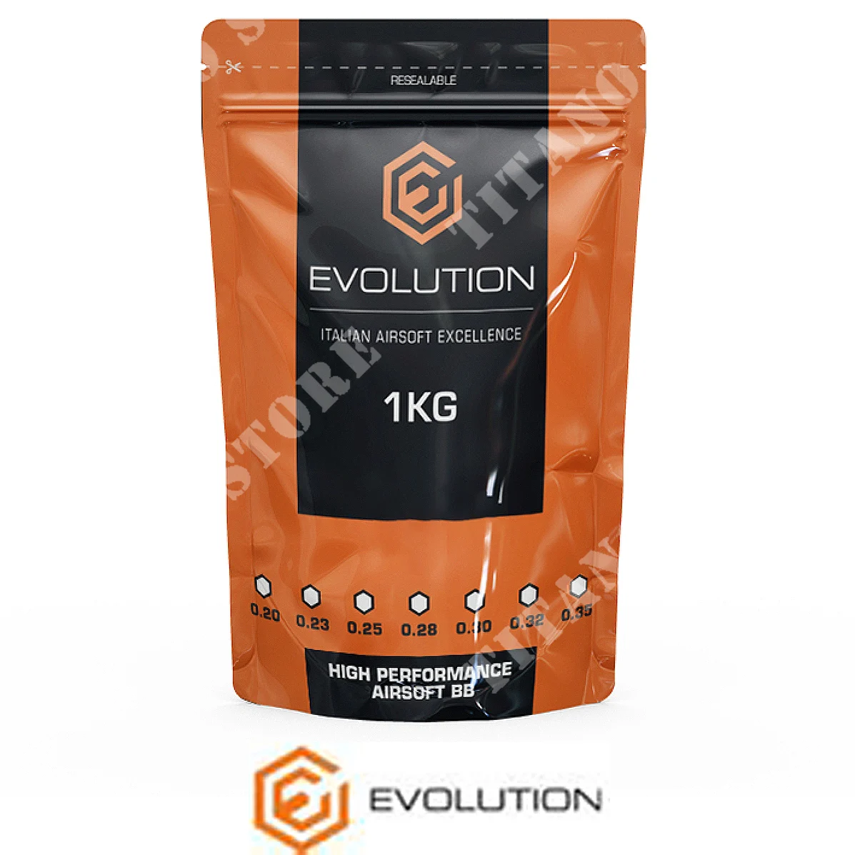 PELLETS NORMALES 0,25G 1KG EVOLUCIÓN (EVL-BBEA25)