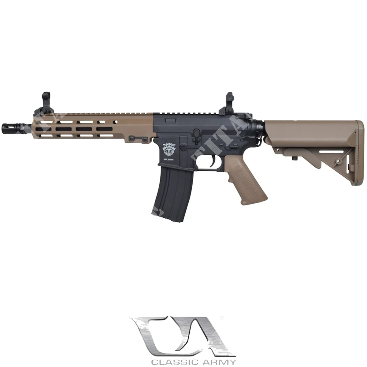 MK16 9.5'' RIFLE EJÉRCITO CLÁSICO DE DOBLE TONO (ENF011P-T)