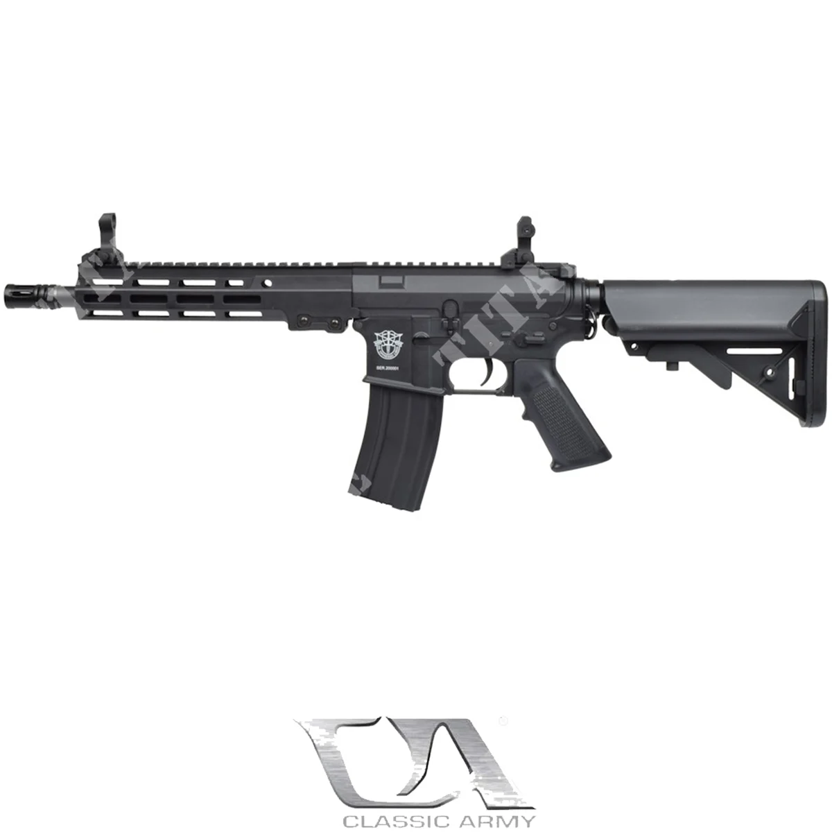 RIFLE EJÉRCITO CLÁSICO NEGRO MK16 9.5'' (ENF011P)