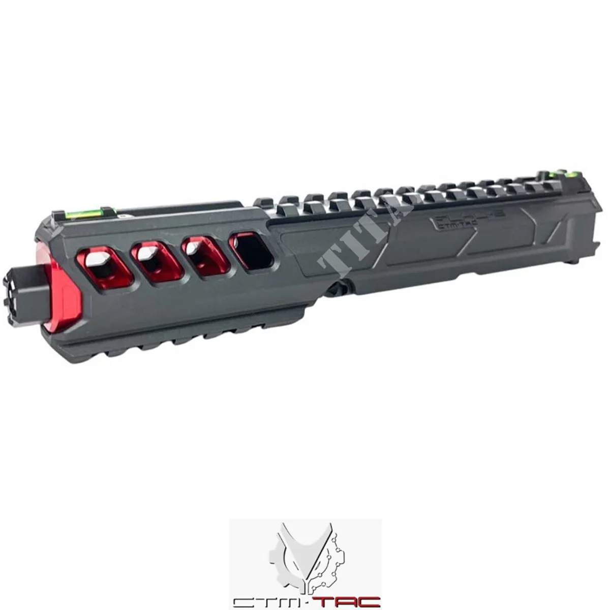 CAÑÓN EXTERIOR FUKU-2 CNC ROJO LARGO AAP01 CTM (CTM-AUR-0040)
