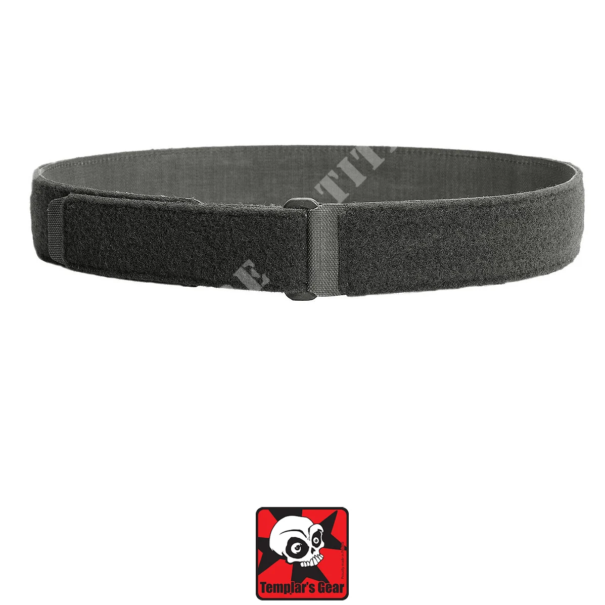 CINTURÓN DE COMBATE CON VELCRO, EQUIPO TEMPLARIO NEGRO (TG-UB-BL)