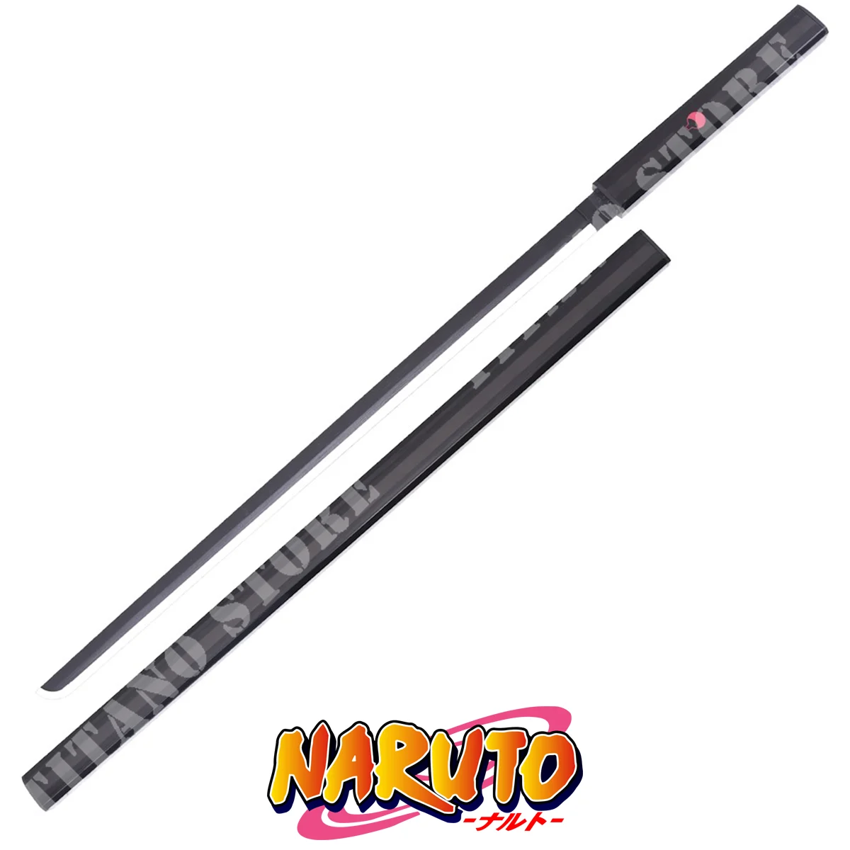 KATANA SASUKE UCHIHA NEGRO NARUTO ANIME BAMBÚ (ZS502B-2-WOOD)
