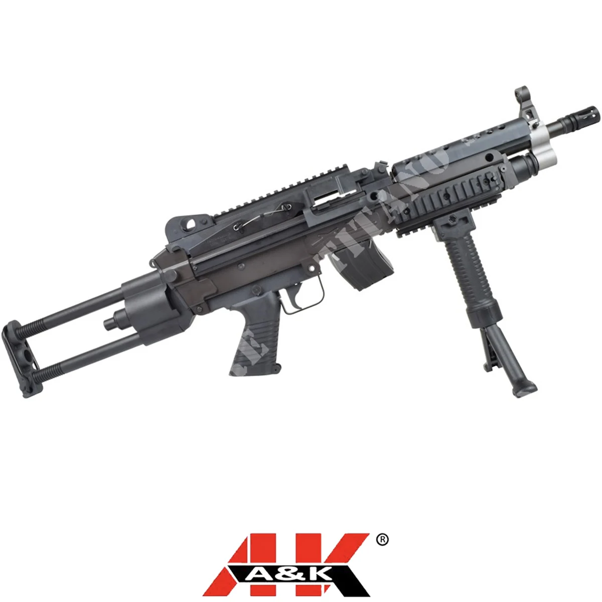 FUSIL A&K M249K POLÍMERO NEGRO (M249KP)